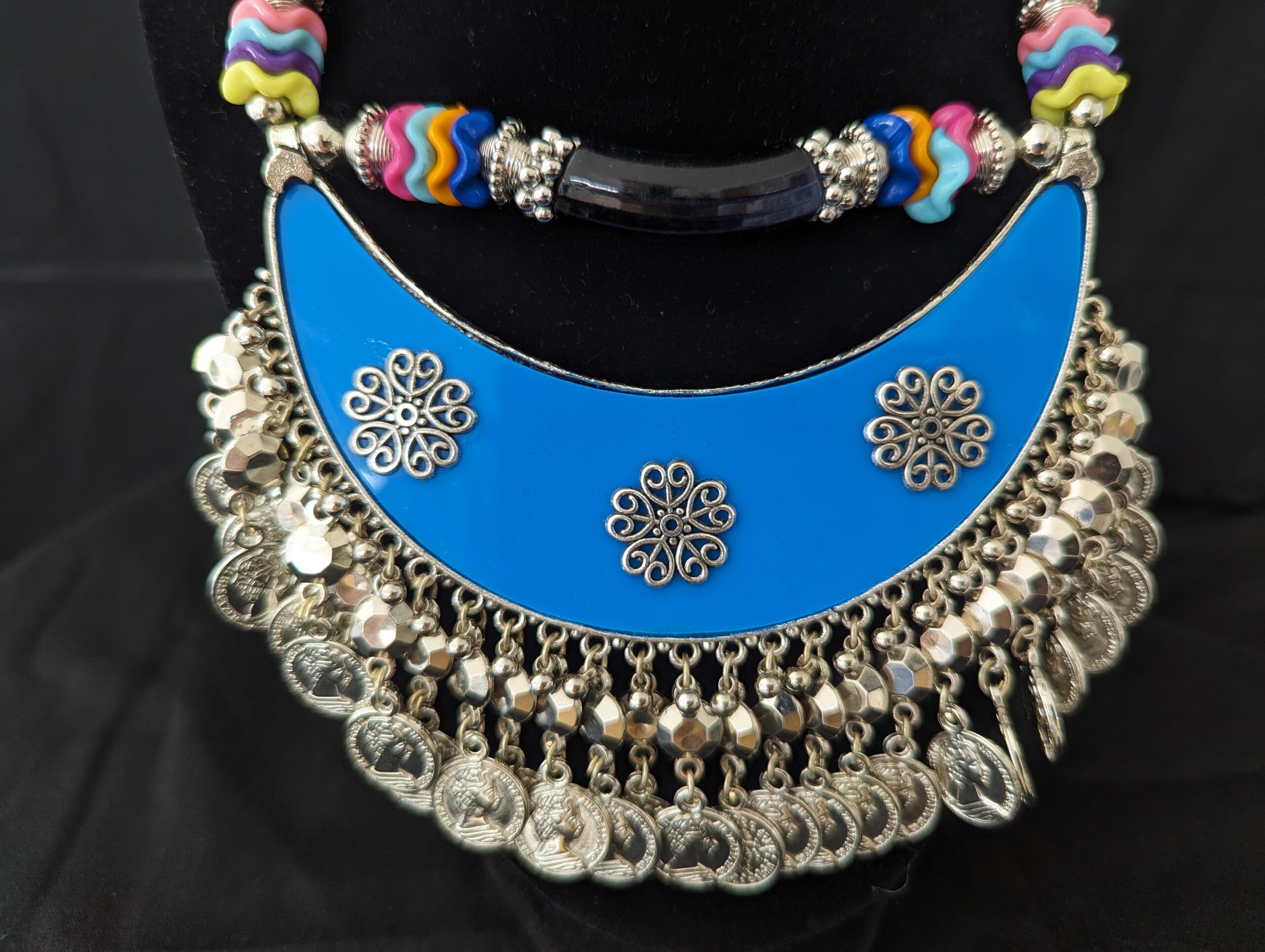 Blue Rainbow Princess Necklace set 1 Blue Rainbow Princess Necklace set 1 scaled