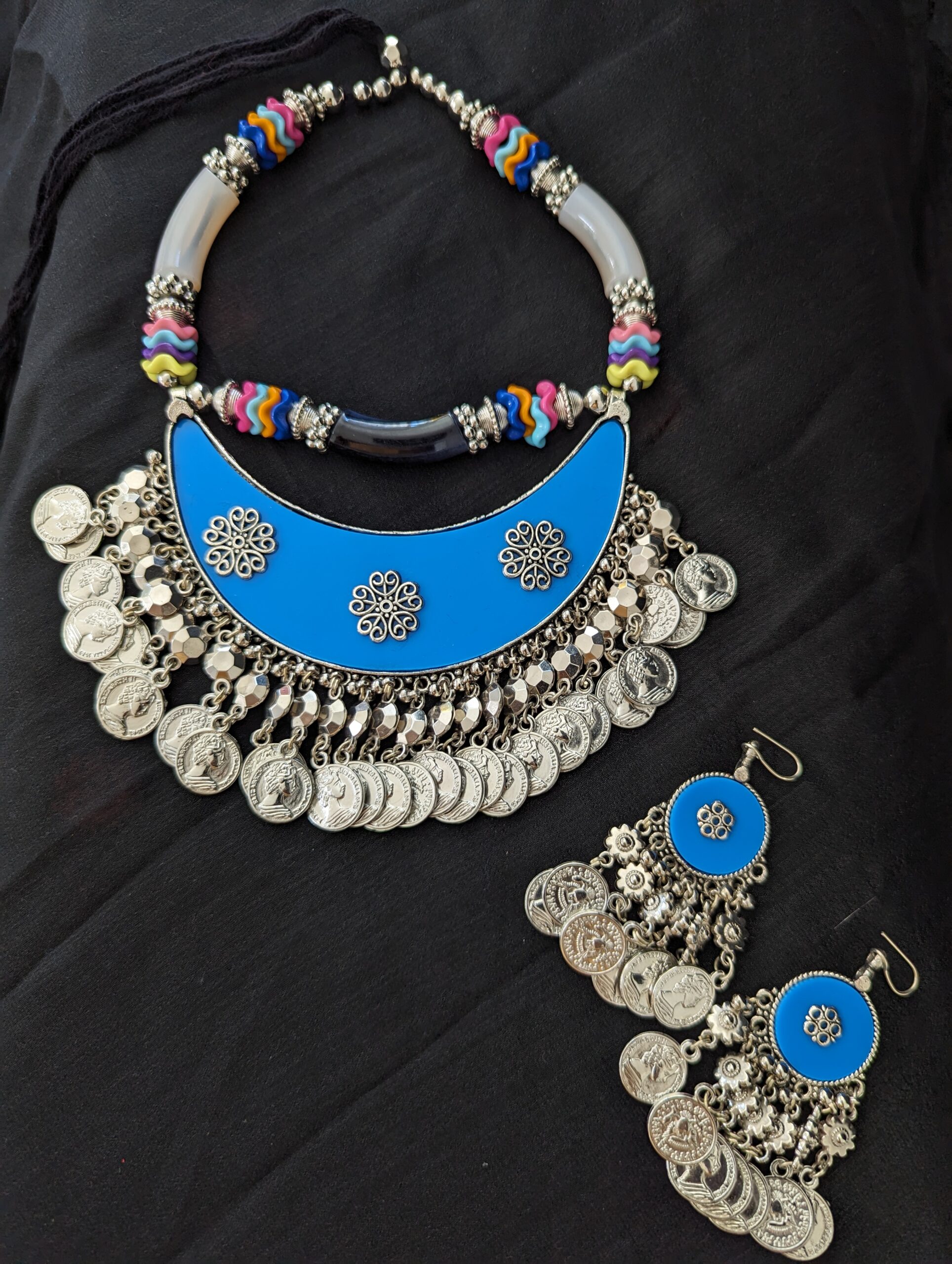 Blue Rainbow Princess Necklace set 3 Blue Rainbow Princess Necklace set 3 scaled