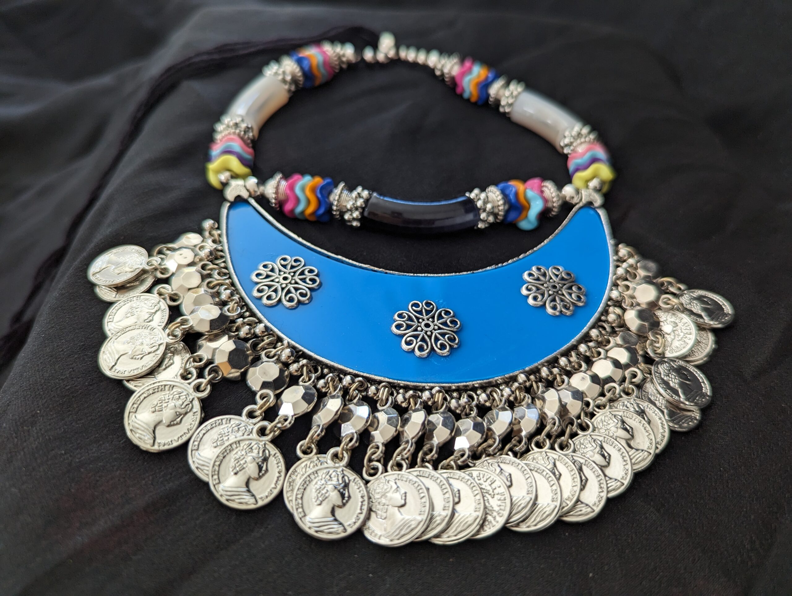 Blue Rainbow Princess Necklace set 4 Blue Rainbow Princess Necklace set 4 scaled