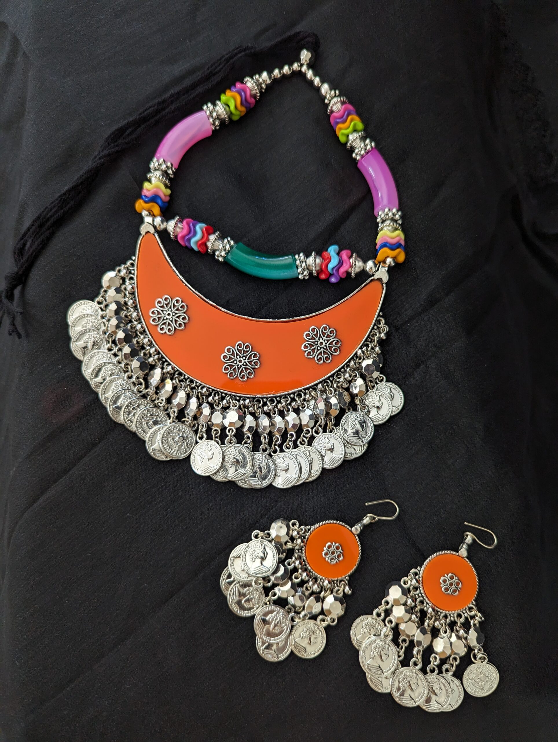 Orange Rainbow Princess Necklace set 2 Orange Rainbow Princess Necklace set 2 scaled
