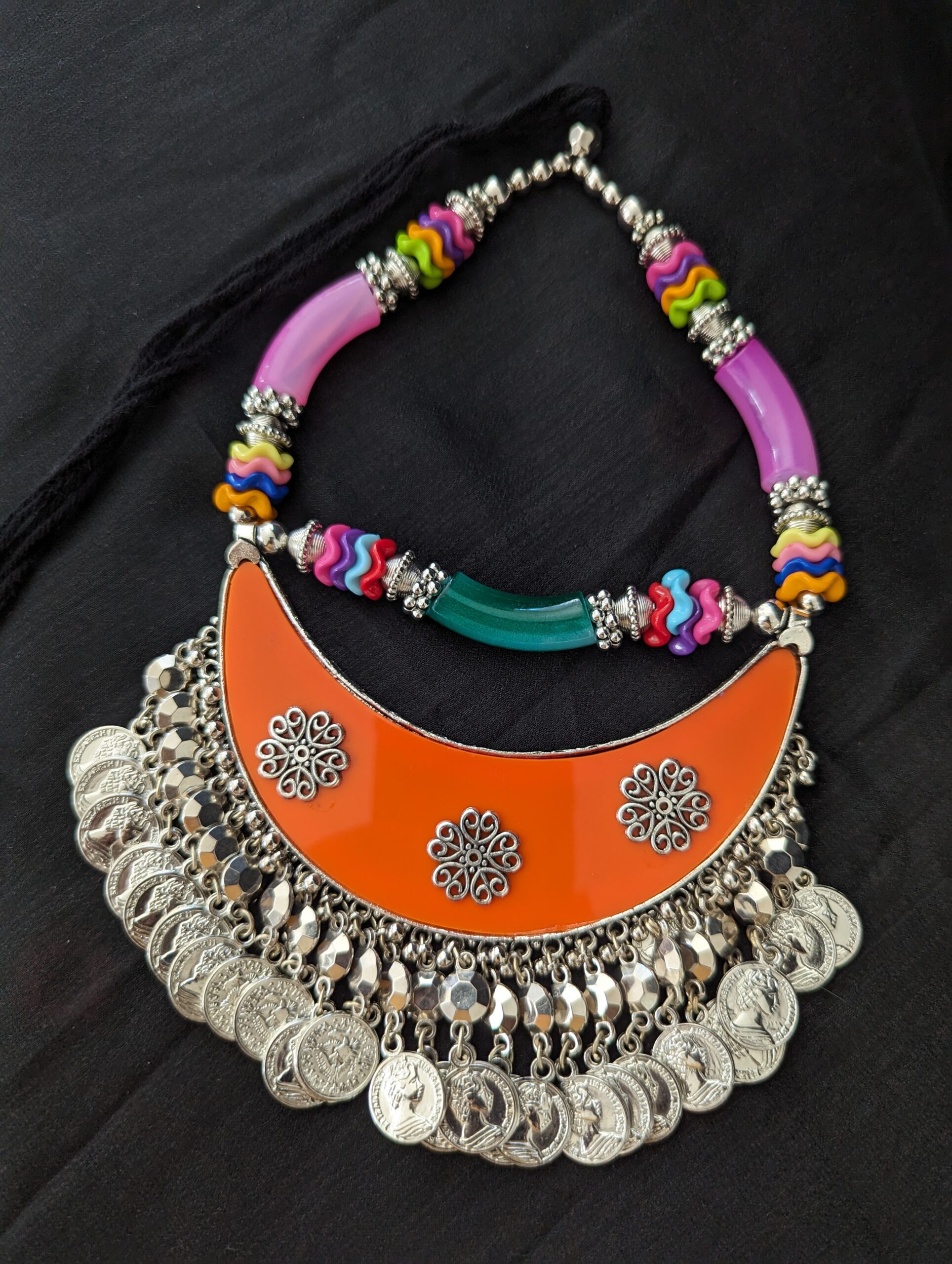 Orange Rainbow Princess Necklace set 4 Orange Rainbow Princess Necklace set 4 scaled